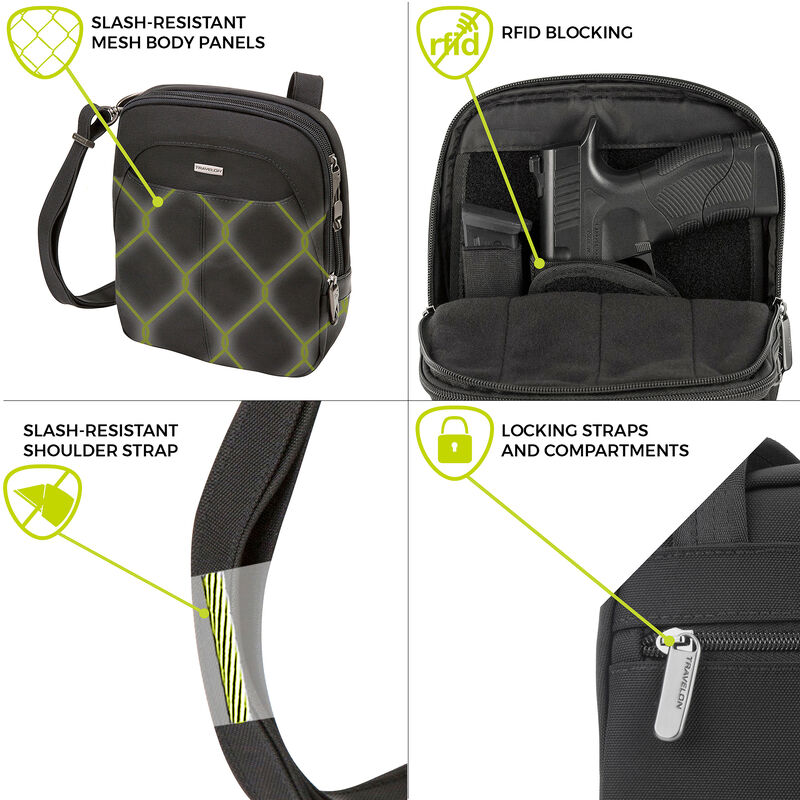 Anti-Theft Concealed Carry Collection Slim Bag by Travelon (43051)