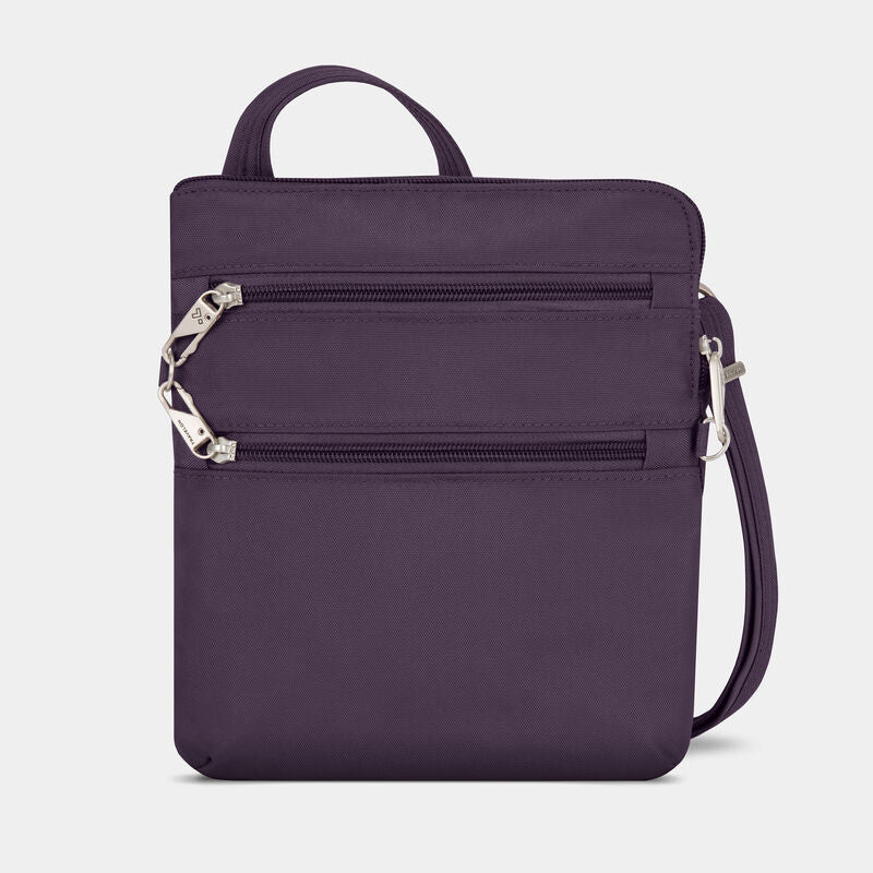 Anti-Theft Classic Collection Slim Double Zip Crossbody by Travelon (43116)
