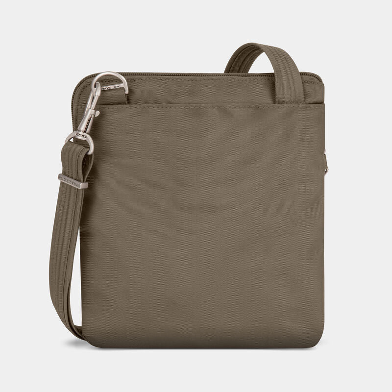 Anti-Theft Classic Collection Slim Double Zip Crossbody by Travelon (43116)