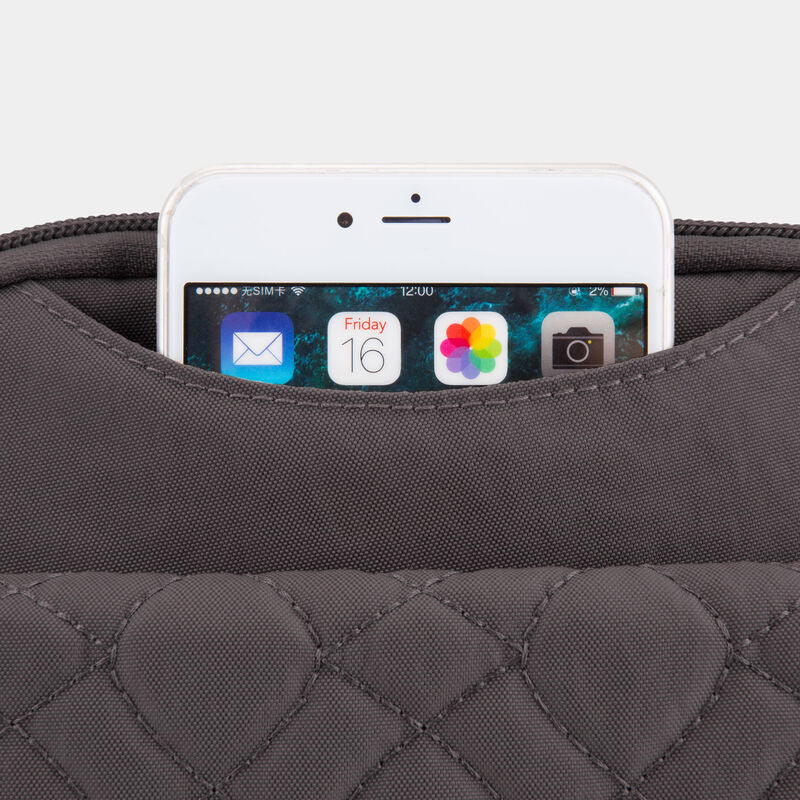 Anti-Theft Signature Collection Quilted Slim Pouch by Travelon (43322)