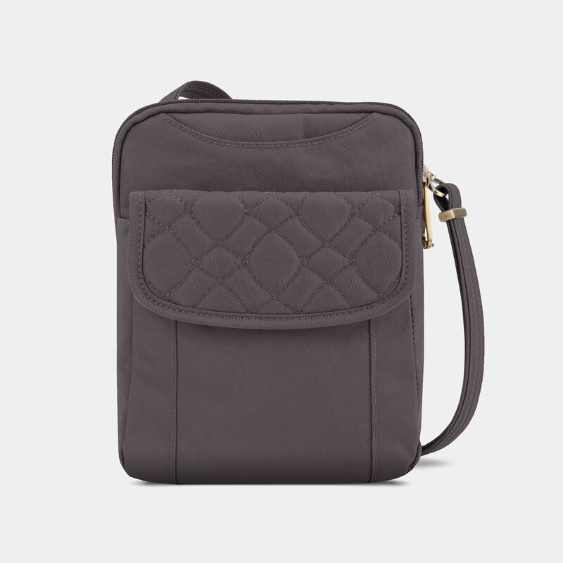 Anti-Theft Signature Collection Quilted Slim Pouch by Travelon (43322)