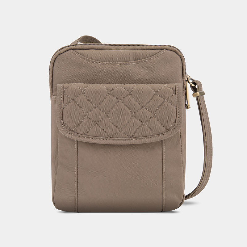 Anti-Theft Signature Collection Quilted Slim Pouch by Travelon (43322)