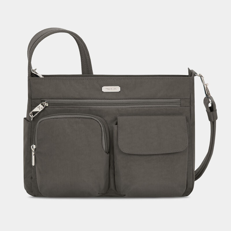 Anti-Theft Essentials Collection Patch Pocket Crossbody by Travelon (43489)