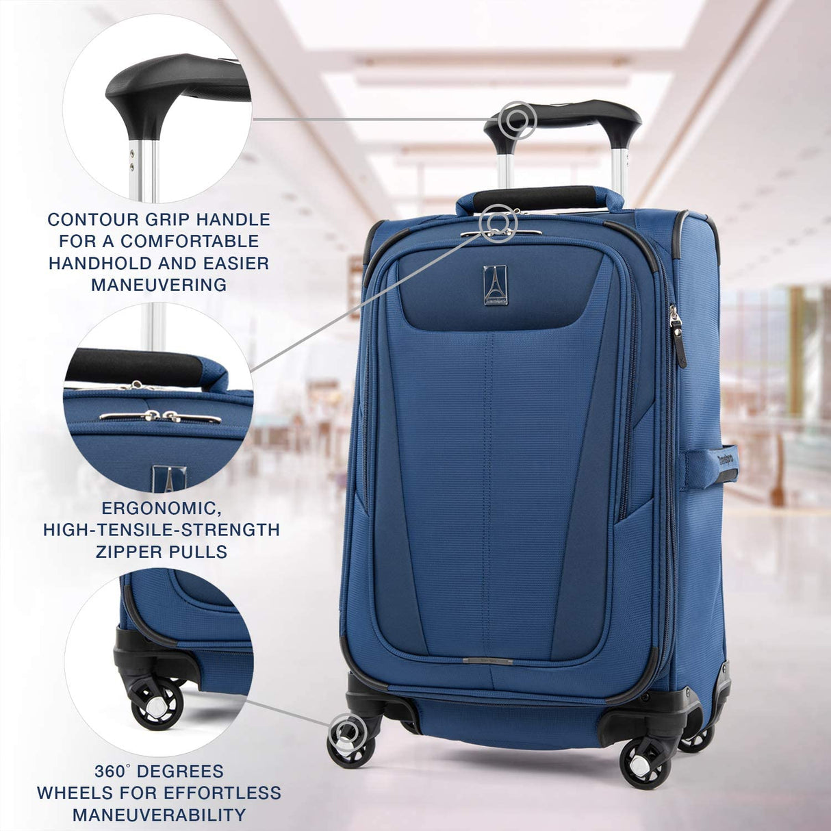 Maleta giratoria expandible Maxlite® 5 Collection de 21" de Travelpro