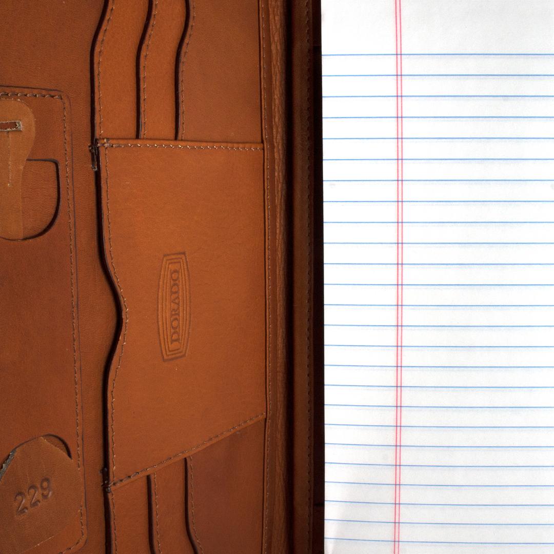 Dorado Leather Lettersixe Folio Pad, 765-229
