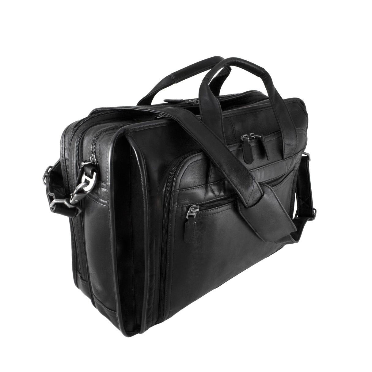 Dorado Leather Fan File Briefcase  765-528