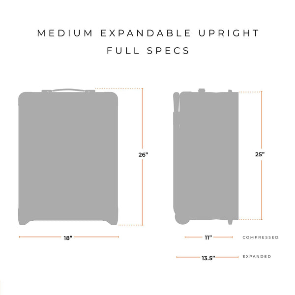 Rollaboard vertical expandible mediano Baseline Collection de Briggs &amp; Riley BLU126CX-4 