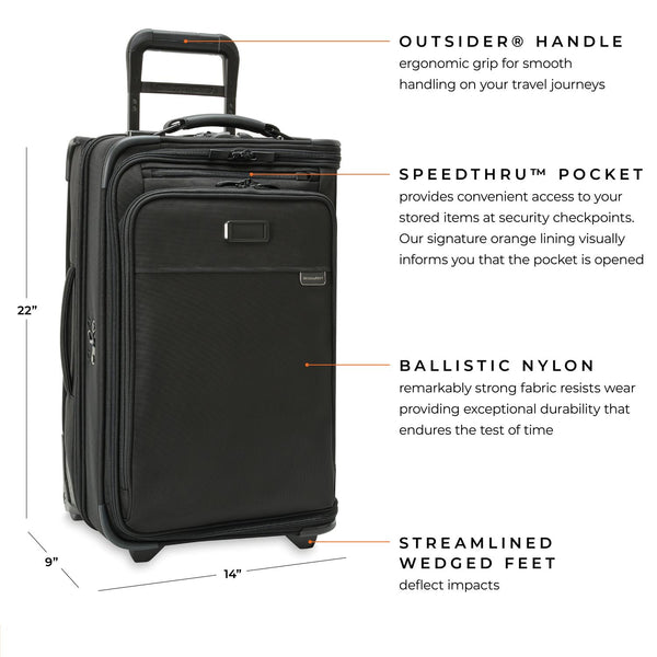 Tall Carry-on 2-Wheel Garment Bag by Briggs & Riley