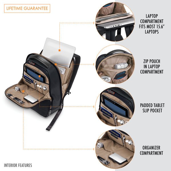 2023 @work Collection Medium Slim Backpack (Discontinued) by Briggs & Riley  (KP420)