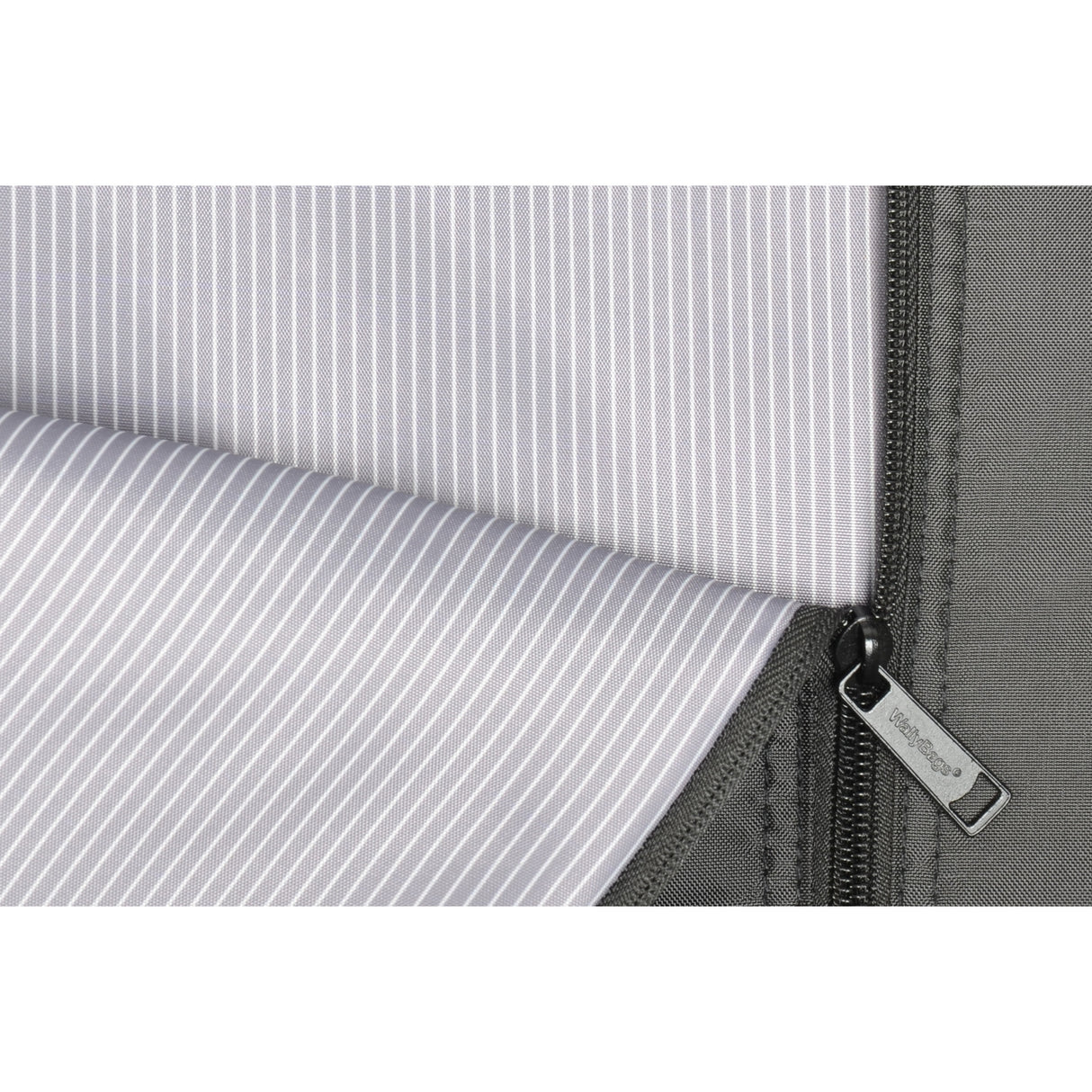 40" Premium Garment Bag with Pockets and Pinstripe Lining by WallyBags