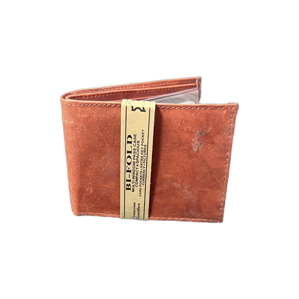 Bi-Fold Leather Wallet - Pocket size