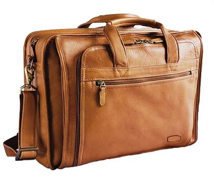Dorado Leather Fan File Briefcase  765-528