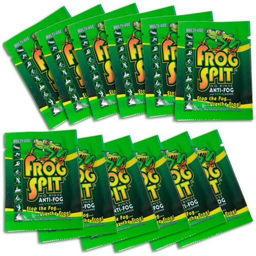 Frog Spit No Rinse Anti-Fog Wipes 12 Pack