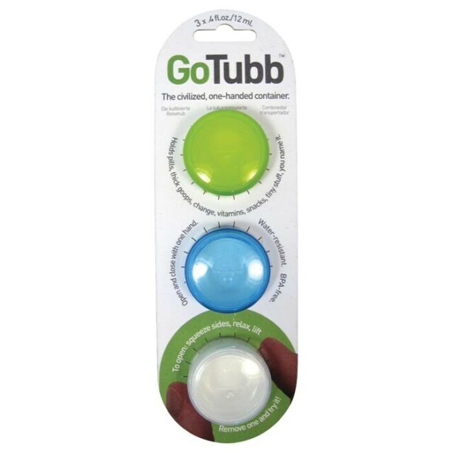 Contenedores pequeños GoTubb (paquete de 3) de humangear