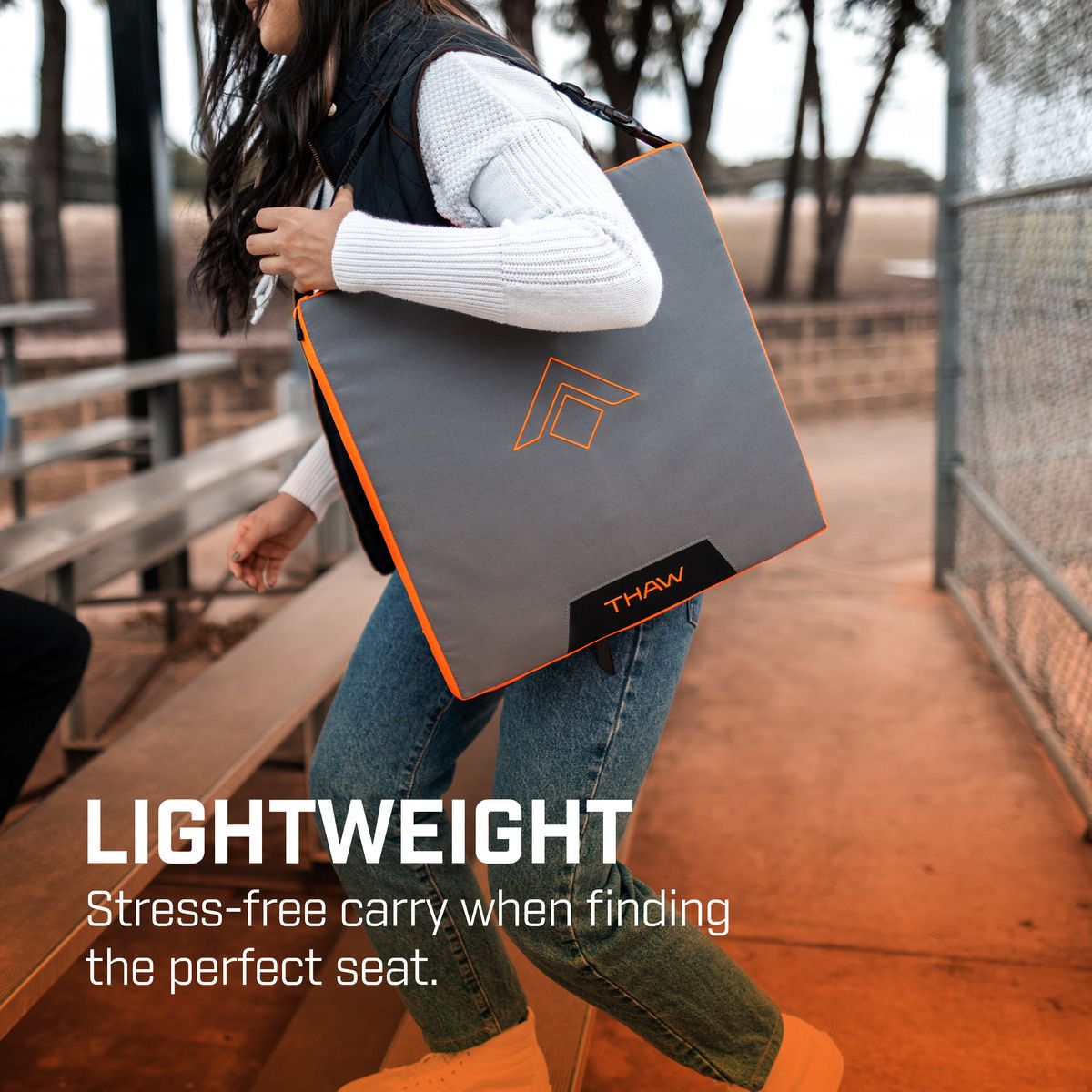 Rechargable Heated Seat Pad - Battery Included