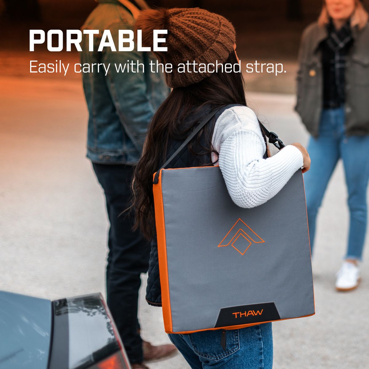 Rechargable Heated Seat Pad - Battery Included