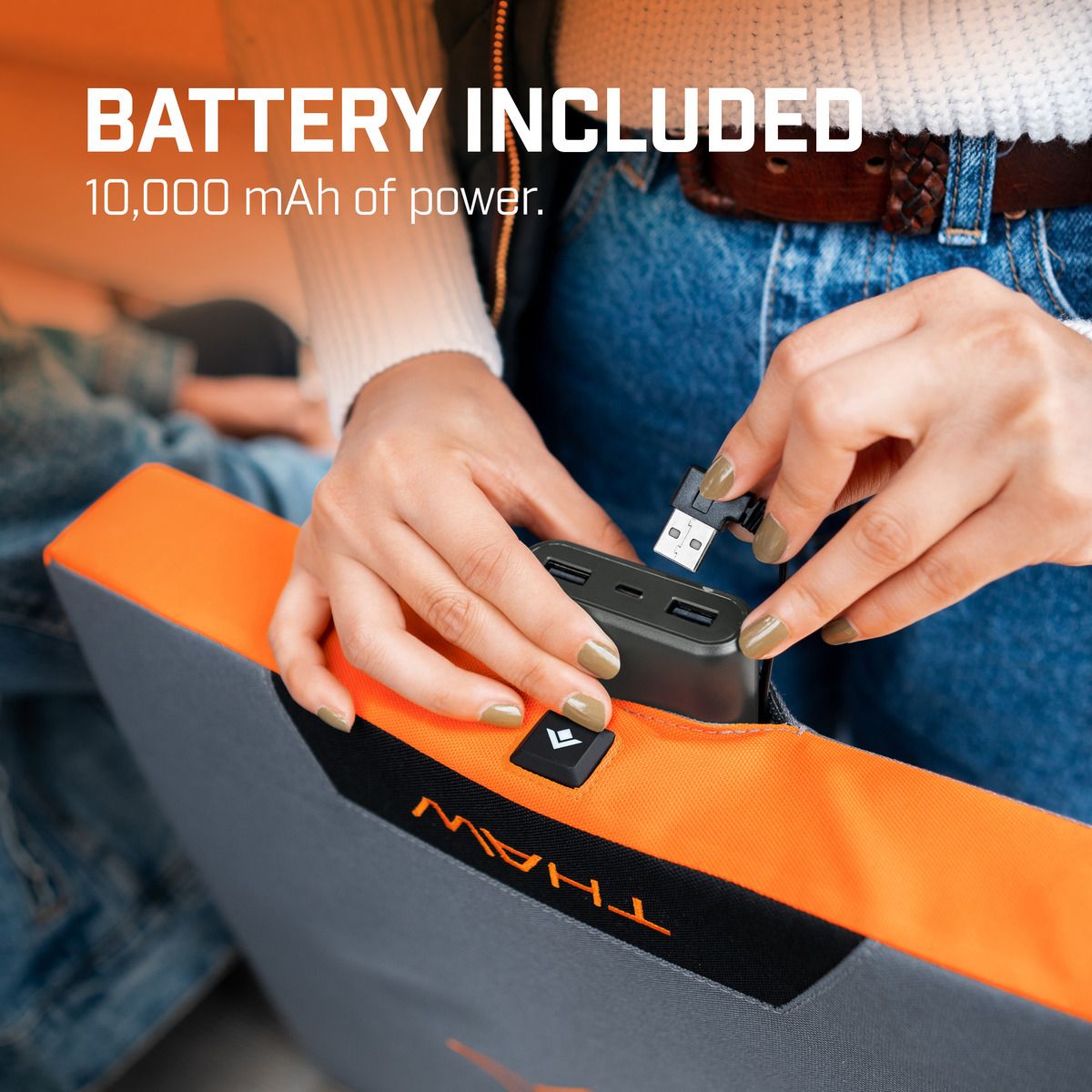 Rechargable Heated Seat Pad - Battery Included