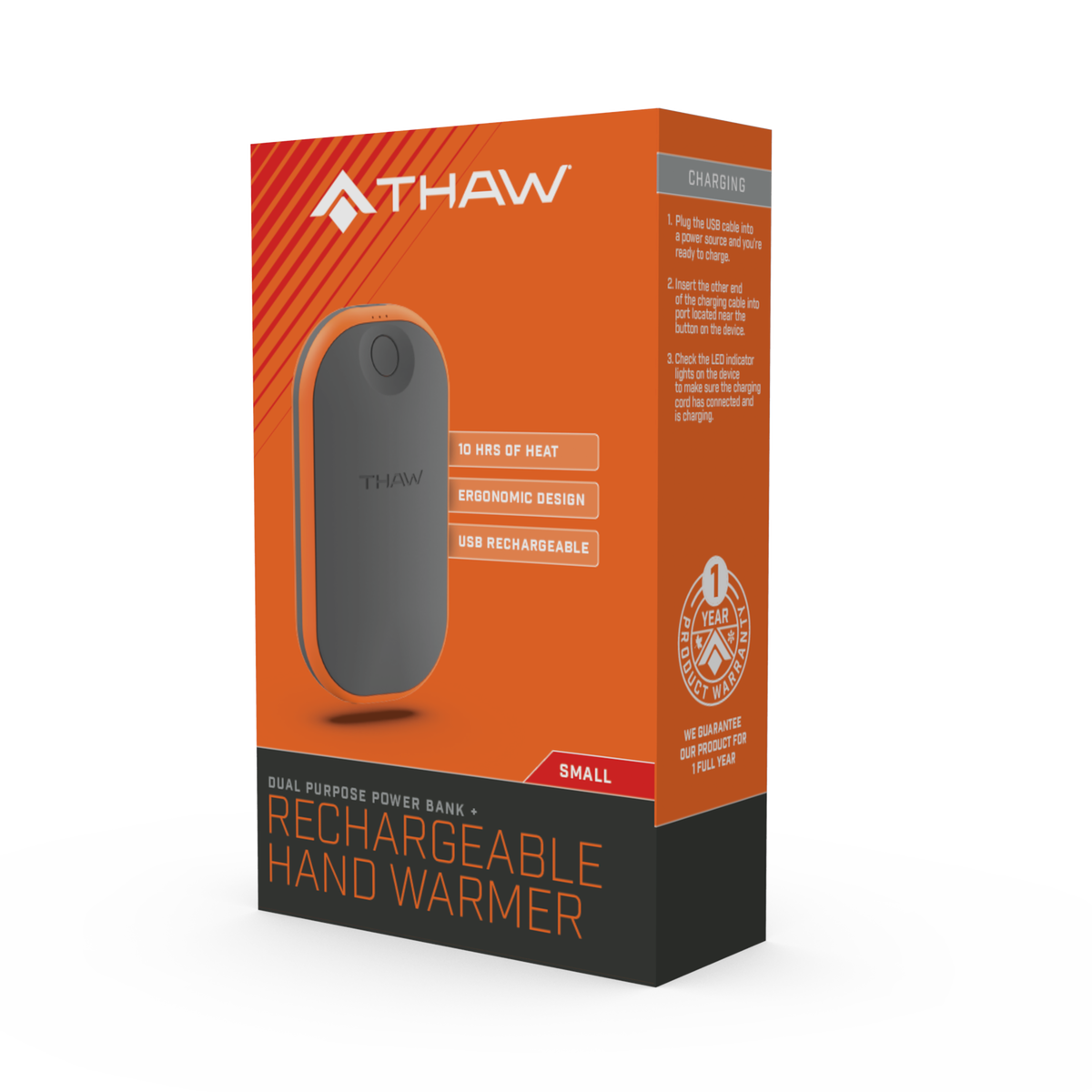 Small Portable Rechargeable Handwarmer - Includes Battery -